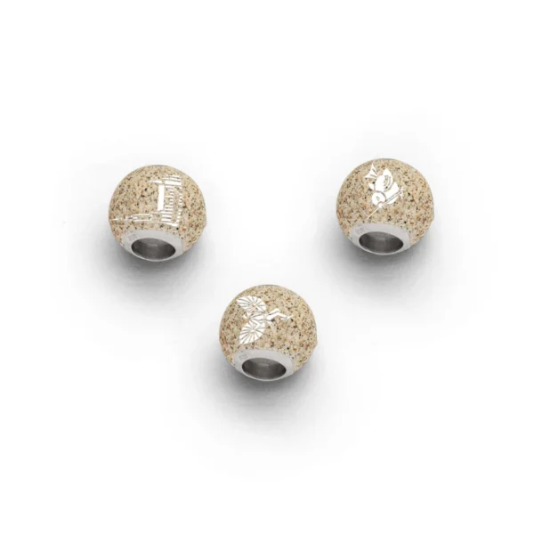 Anhänger "Bead Ulm" Strandsand